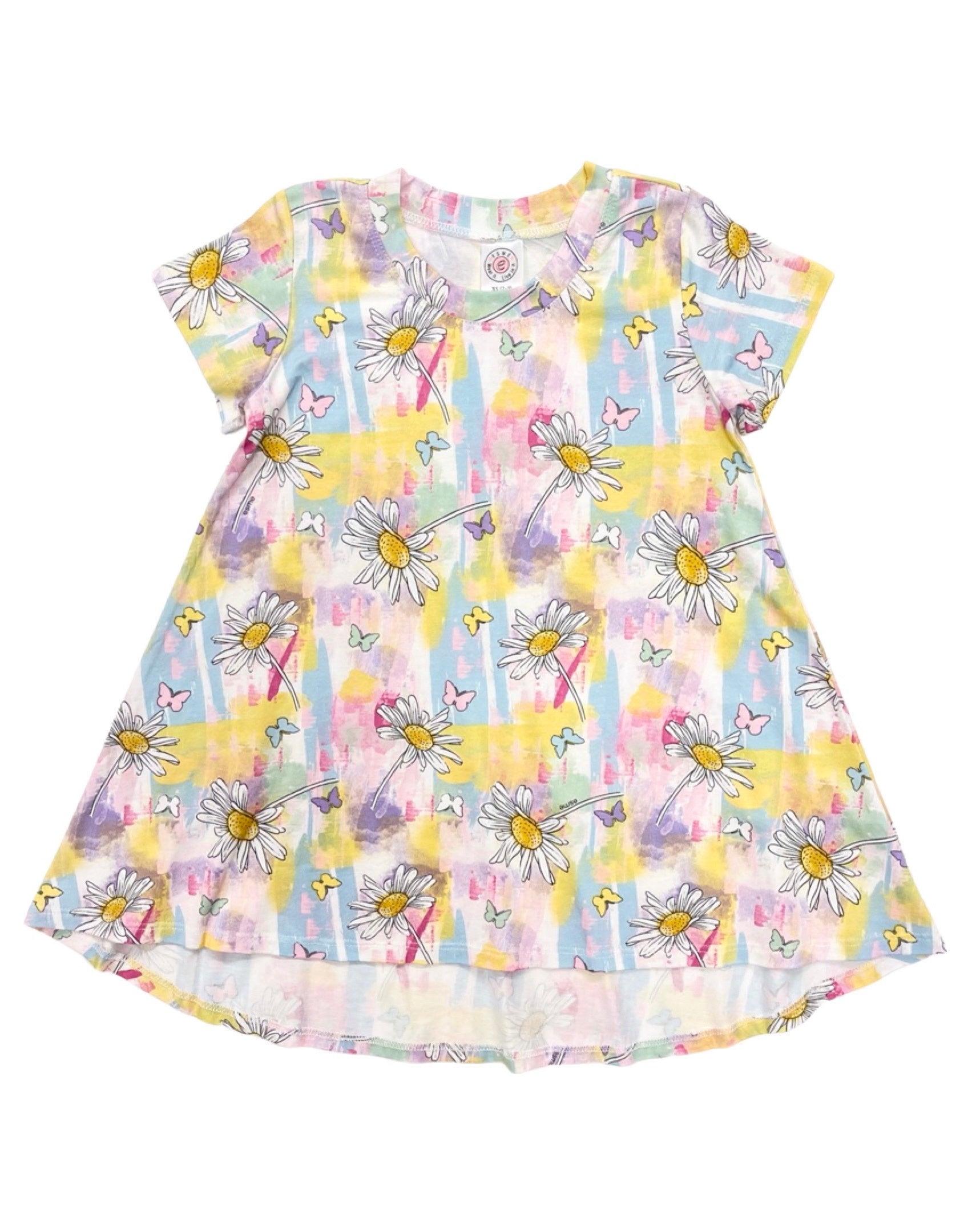 Stylish Daisy Print Short Sleeve Summer Dress for Women | Floral Casual Sundress | Perfect for Beach, Vacation & Everyday Wear