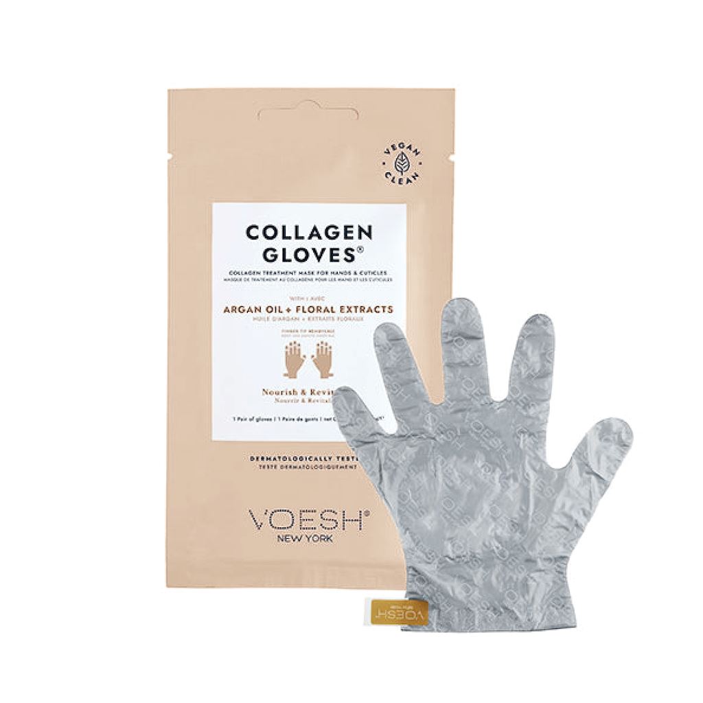 Voesh Collagen Deluxe Gloves for Anti-Aging & Skin Hydration - Spa Treatment, Night Care & Dry Hand Relief
