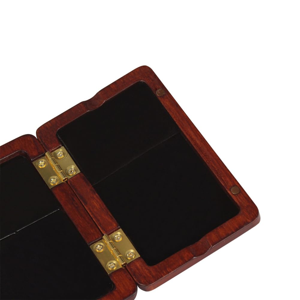Premium Wooden Saxophone Reed Case for Alto & Tenor Sax - Holds 2 Reeds - Durable Clarinet Reed Storage Box - Perfect for Musicians, Students & Professionals - Ideal for Practice, Performances & Travel
