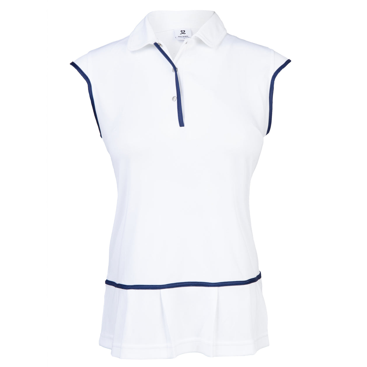 Women's Golf Polo Shirt - Frida White - Breathable & Moisture-Wicking for Daily Sports & Outdoor Activities - Perfect for Golf, Tennis & Casual Wear