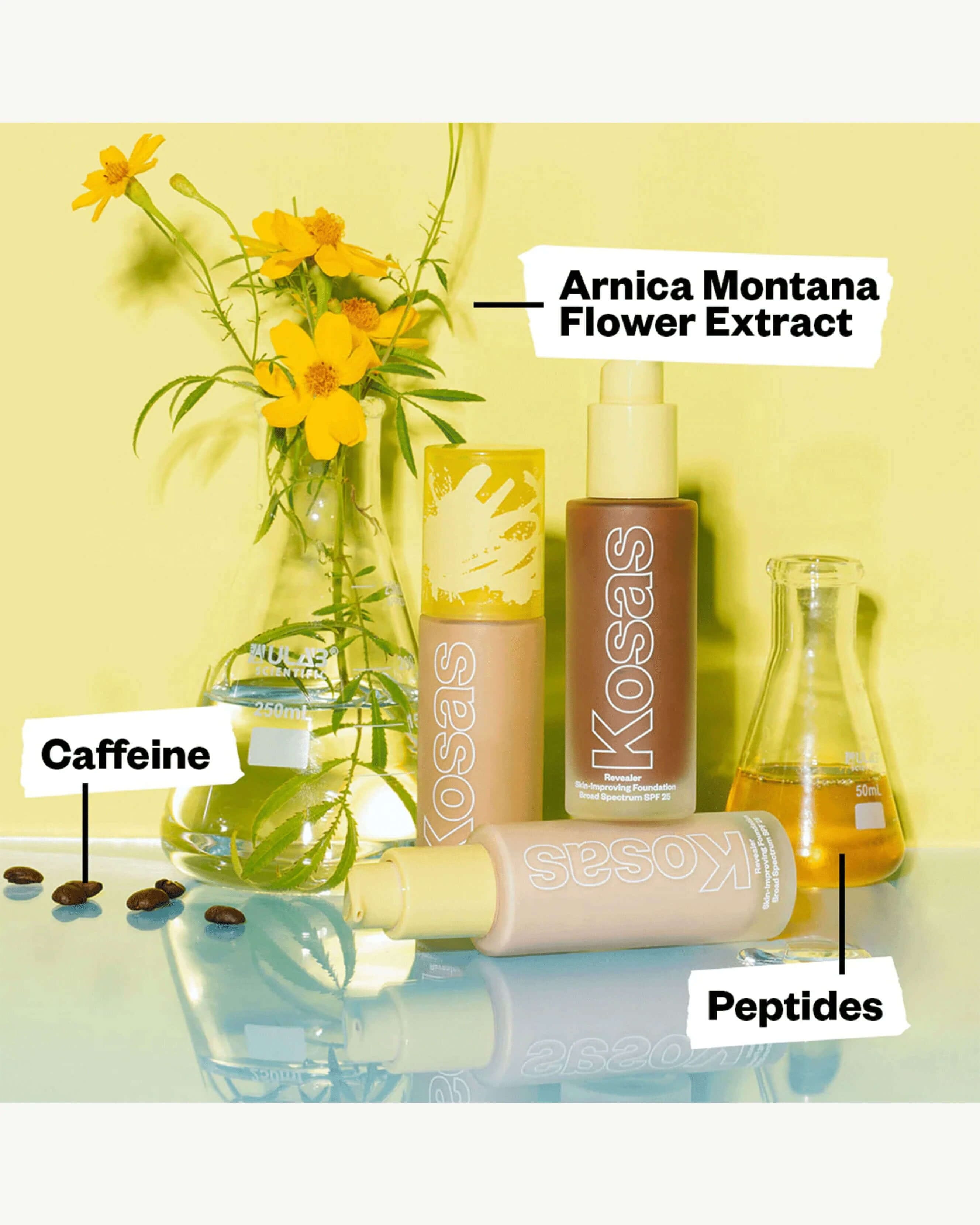 Revealer Skin Improving Foundation SPF 25 - Lightweight Liquid Makeup with Hydrating Formula & Sun Protection | Perfect for Daily Wear, Natural Coverage & Flawless Finish
