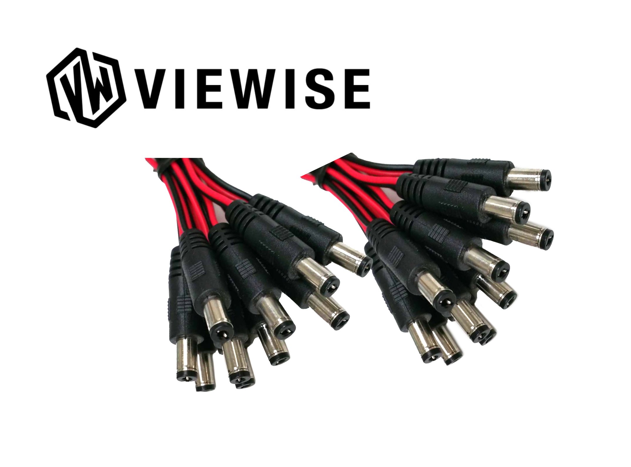 DC Power Adapter Plug Pigtail Cable - 20 Pack (19.68 Inch Male Connector) for Electronics, CCTV Cameras & Home Appliances | Reliable Power Supply Solution