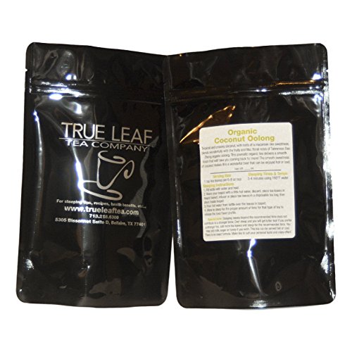 Organic Coconut Oolong Tea by True Leaf - 1 LB Bag | Premium Loose Leaf Tea for Relaxation & Weight Loss | Perfect for Afternoon Tea & Gift Giving