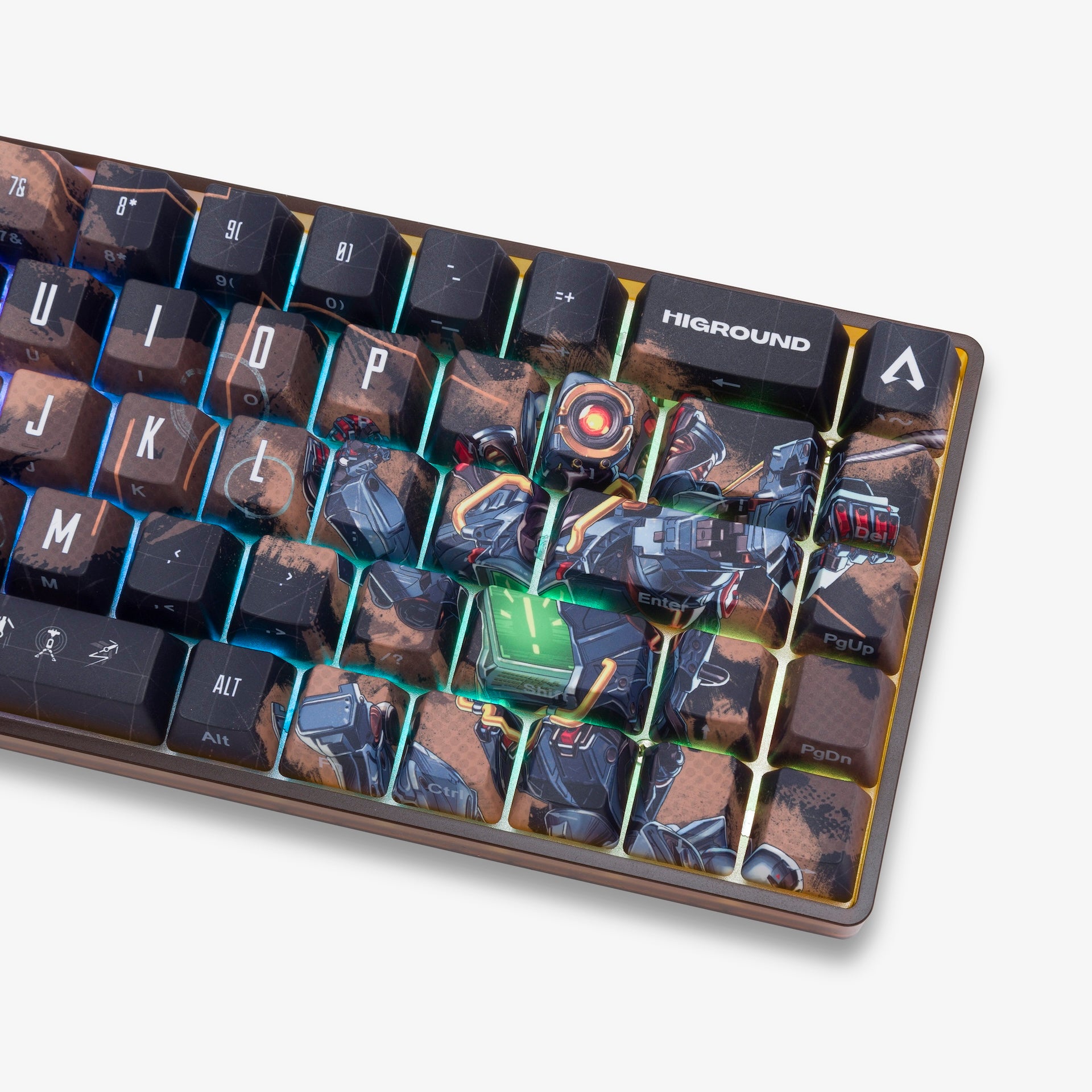 Apex Legends™ Higround Performance Basecamp 65HE Mechanical Gaming Keyboard - Pathfinder Edition | Fast Responsive Switches for Competitive Esports | Perfect for FPS Gaming & Streamer Setups