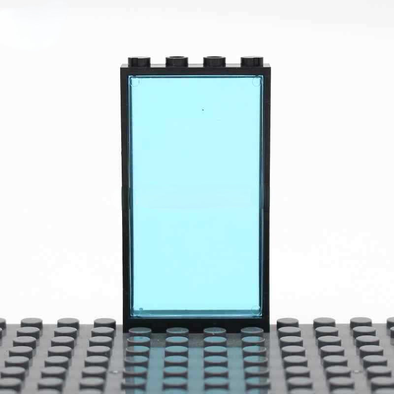 60596 6160 60616 1X4X6 Clear Glass Door Frame with Transparent Door Leaf - Perfect for Modern Homes, Offices, and Commercial Spaces