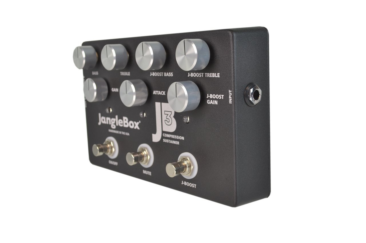 JangleBox JB3 Guitar Effects Pedal - Compression Sustainer for Electric Guitar, Bass & Acoustic - Perfect for Studio Recording & Live Performances