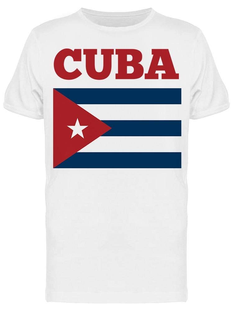 Smartprints Cuba Country Flag America T-Shirt for Men - Patriotic Graphic Tee for Casual Wear, Travel & National Pride