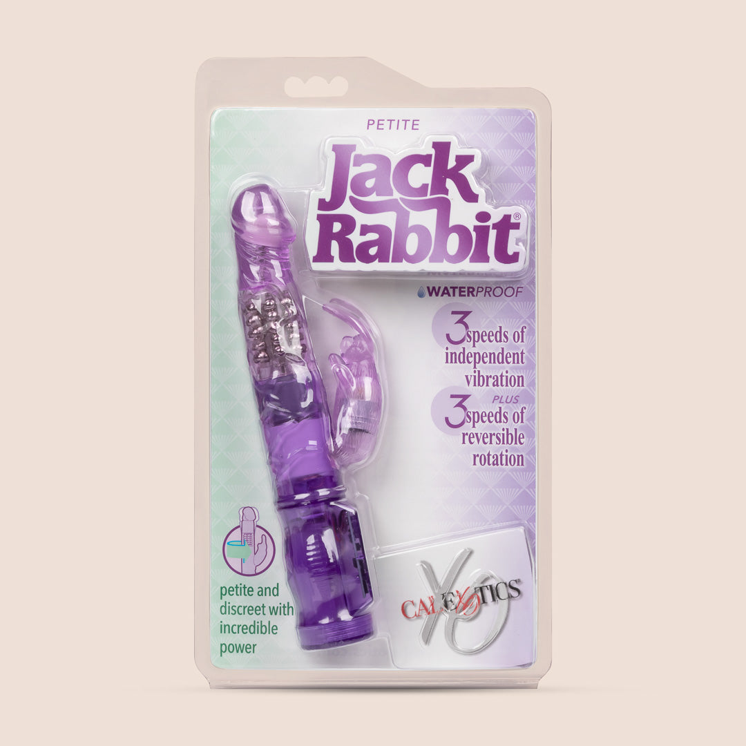Jack Rabbit® Petite - Waterproof Rechargeable Personal Massager with Rotation, Vibration & Flickering Modes - Perfect for Stress Relief & Muscle Relaxation at Home or Travel