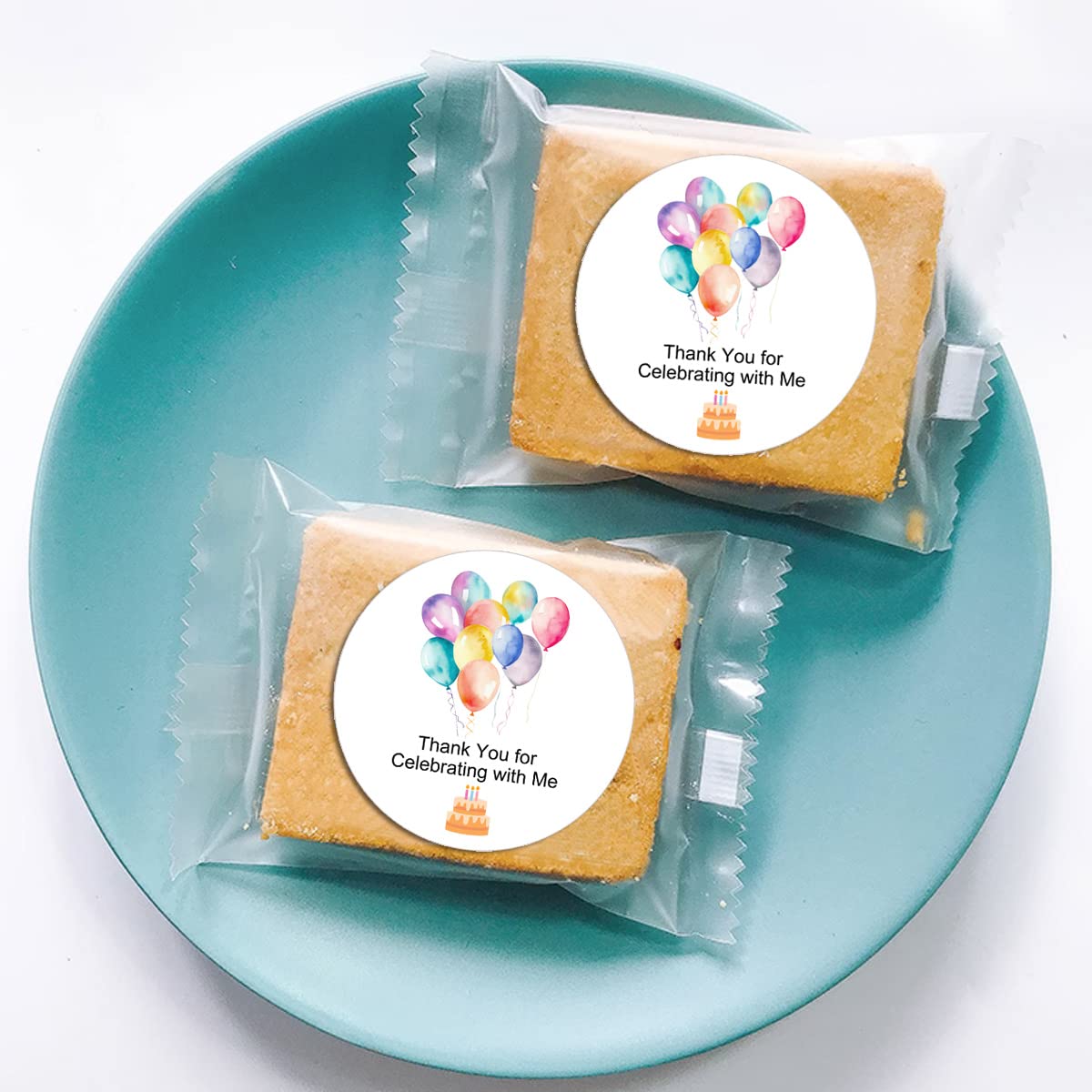 120 Pack Birthday Stickers for Parties - Fun Celebration Favors, Cupcake & Thank You Stickers, Baby Shower Supplies, Envelope Seals & Invitation Labels (Perfect for Birthdays, Baby Showers & Special Events)