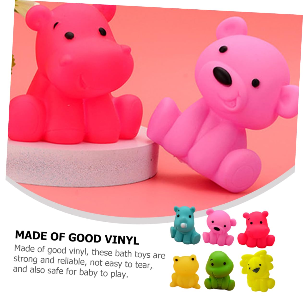 **COOLHIYA 9-Piece Bath Toys for Kids - Floating Pool & Bathtub Toys, Water Spray & Squirt Fun, Safe Vinyl for Toddlers - Perfect for Summer Pool Parties & Indoor Bath Time Play**
