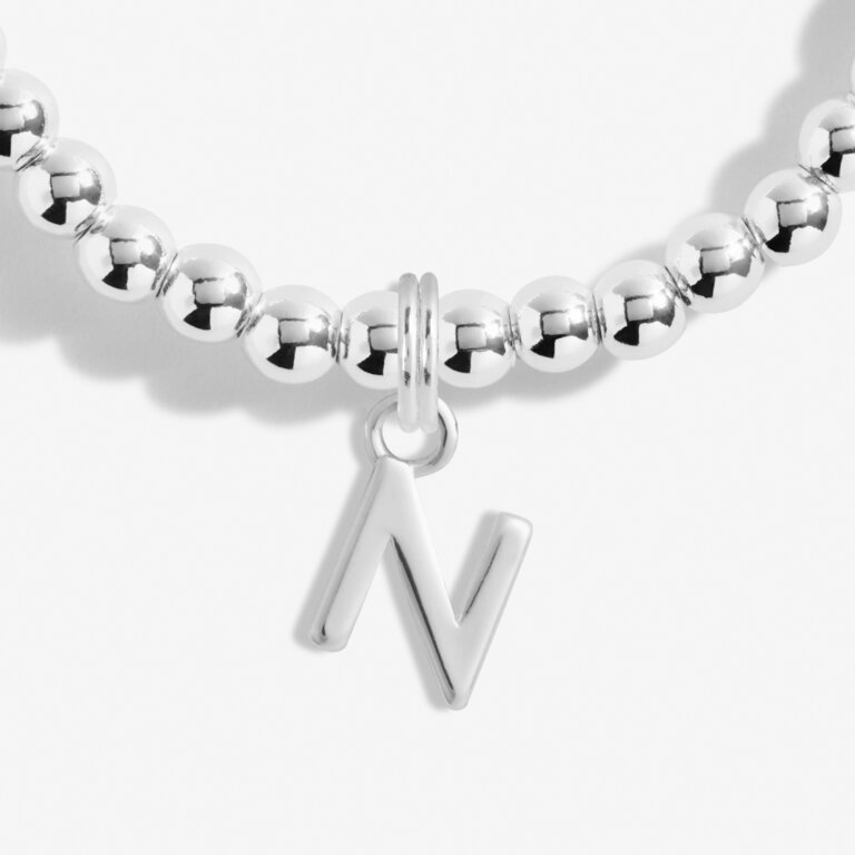 Joma Jewelry Alphabet 'N' Bracelet - Dainty Letter Charm Bracelet for Women, Girls, Teens - Perfect for Gifts, Birthdays, Anniversaries & Everyday Wear