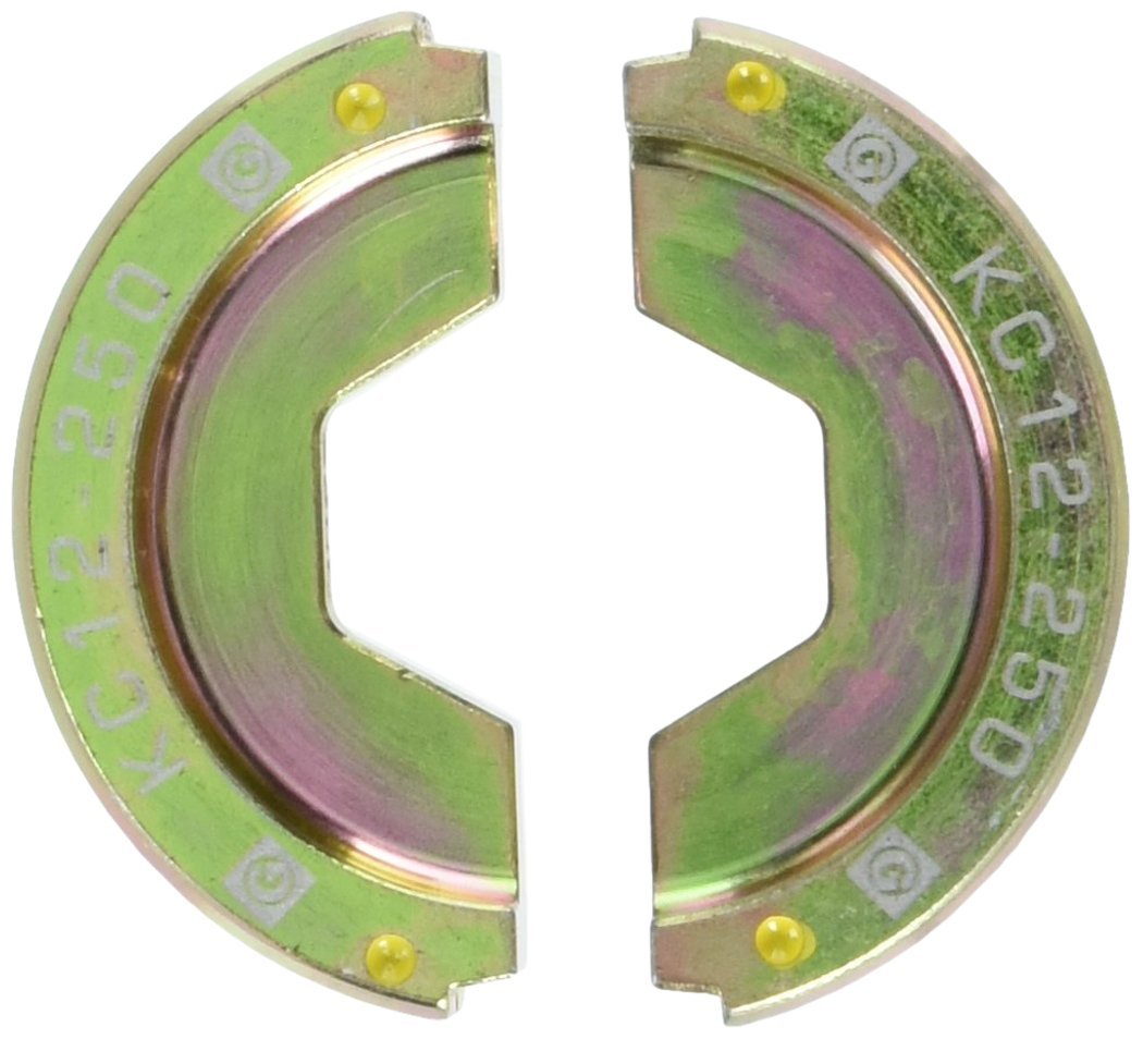 Greenlee KC12-250 Crimping Tool Die - Yellow | Professional Electrical Crimper for Copper & Aluminum Terminals | Ideal for Electricians & DIY Projects