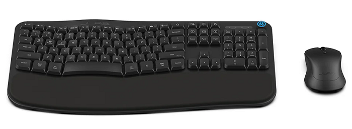 JLab Flow Multi OS Wireless Keyboard & Mouse Combo with AI Integration - Perfect for Home Office, Gaming & Remote Work