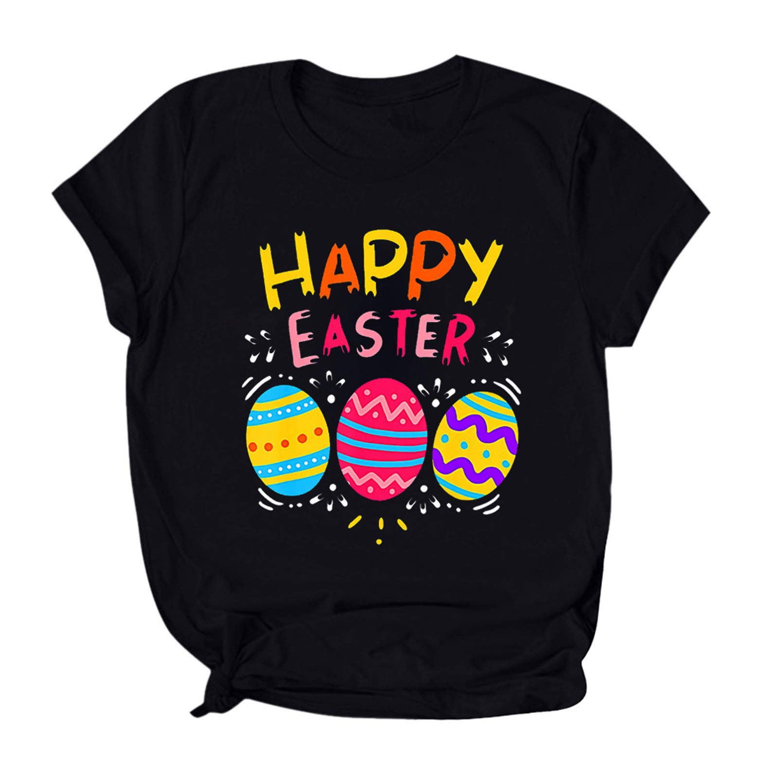 Women's Workout Tank Tops - Easter Printed O-Neck Athletic Shirts for Running, Yoga & Summer Outdoor Activities | Lightweight Fitness Apparel for Gym & Casual Wear