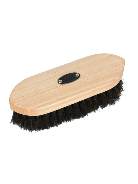 Premium Gleaming Coat Horsehair Dandy Brush for Horses - Gentle Grooming & Shine Enhancer - Perfect for Show Prep, Daily Care & Equine Coat Maintenance