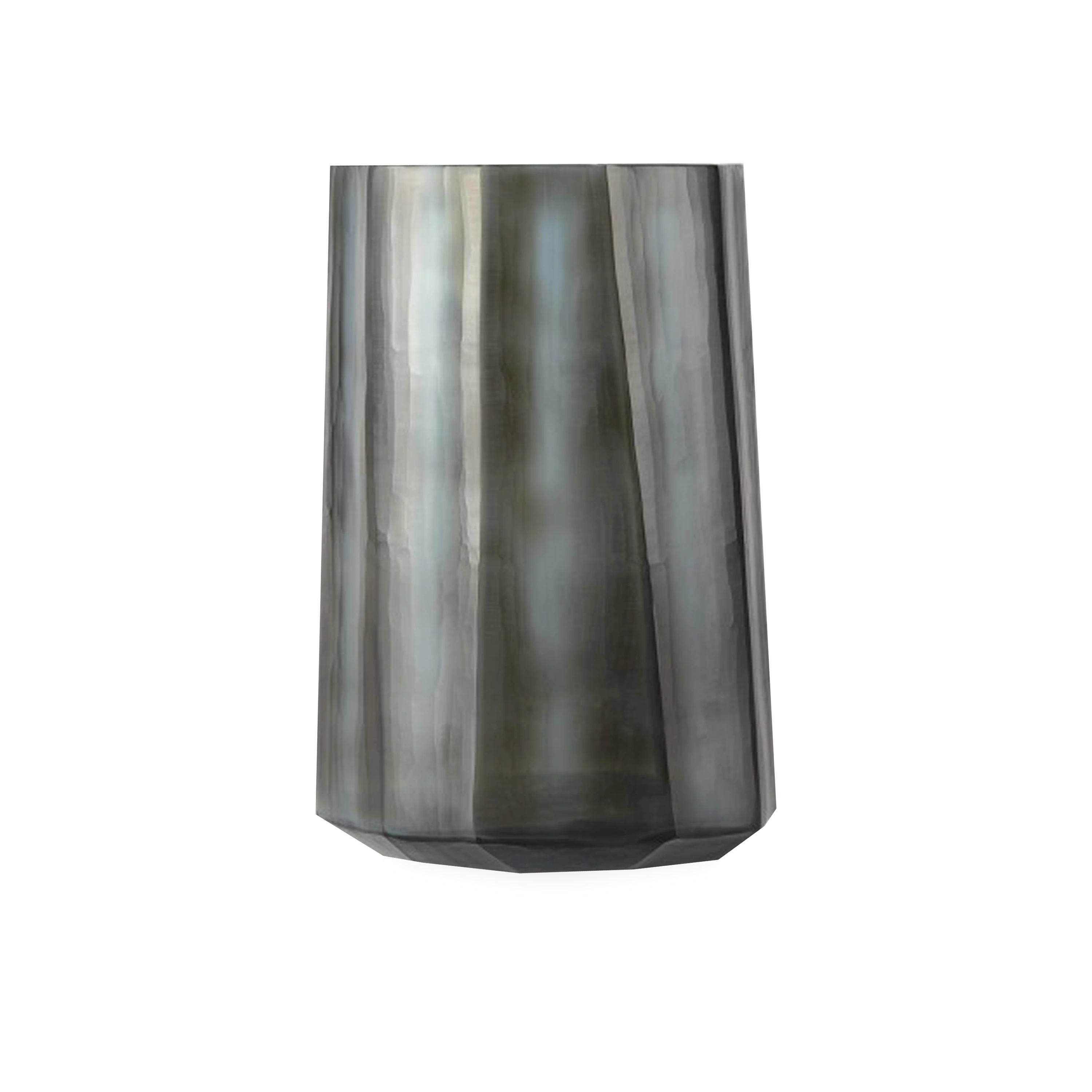 Elegant Fluted Glass Vase for Home Decor - Perfect for Fresh Flowers, Centerpieces, and Wedding Decorations