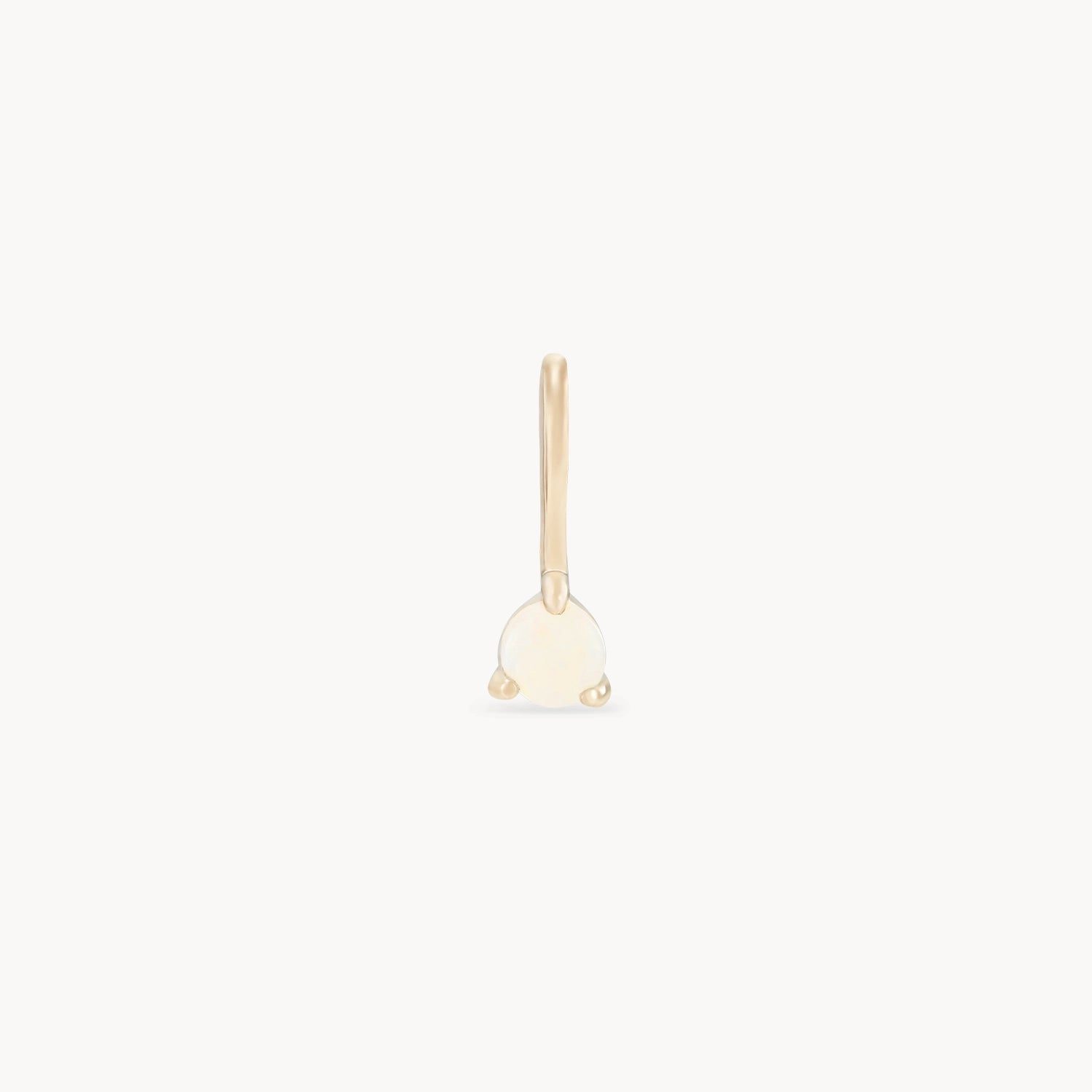 10K Yellow Gold October Birthstone Charm with Opal - Elegant Jewelry Gift for Birthdays, Anniversaries & Special Occasions