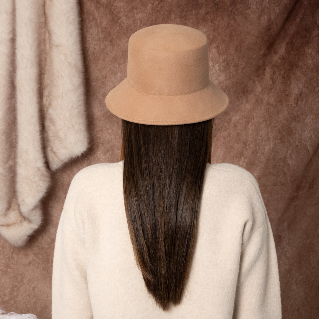 Jonah Wool Felt Bucket Hat for Women & Men - Soft & Stylish Outdoor Sun Hat for Hiking, Beach, and Summer Fashion