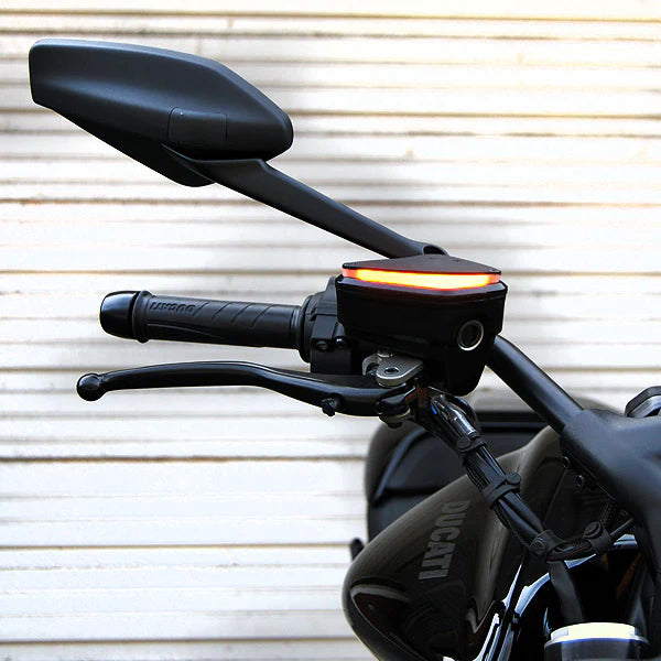 Ducati Diavel V4 Front Turn Signals LED Indicators - Compatible with 2023-2024 Models - High Visibility Motorcycle Safety Lights for Night Riding & Urban Commuting