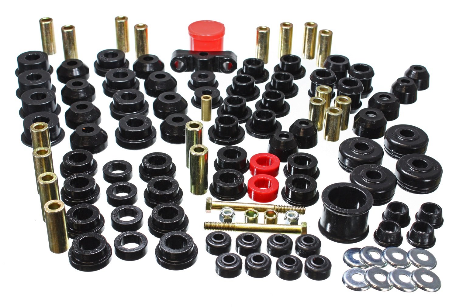 Energy Suspension 16.18102G HYPER-FLEX Complete Master Bushing Kit - Polyurethane Bushings for Improved Handling & Ride Comfort - Perfect for Performance Upgrades & Suspension Restoration