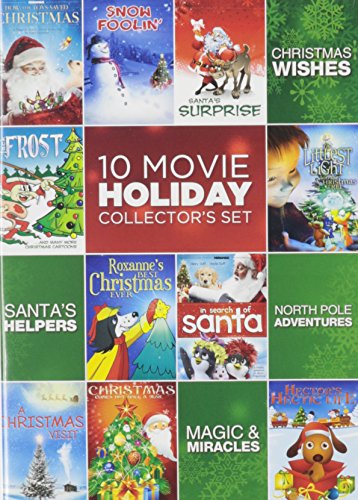 10 Film Kid's Holiday Collector Set - Disney, Pixar & More | Perfect for Christmas Gifts, Birthday Presents & Movie Nights