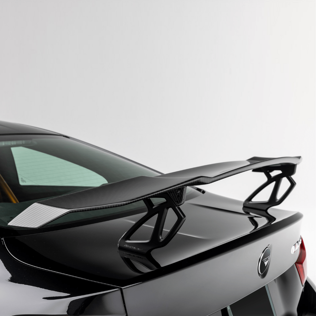 BMW F8X M3 M4 VRS GTS Aero Wing Blade V Style™ Carbon Fiber Rear Spoiler - High Performance Downforce for Track & Street Racing