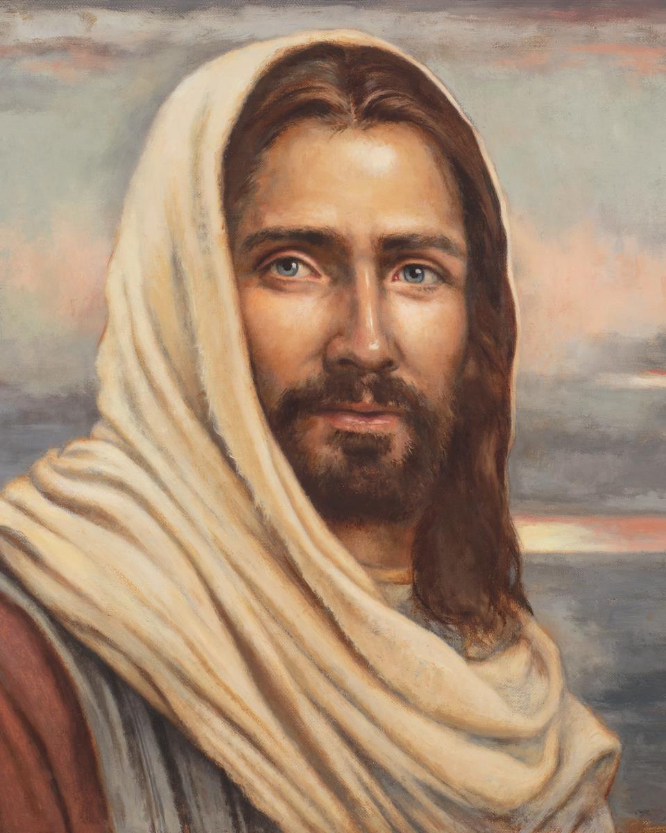 Blessed Savior by Sandy Freckleton Gagon - Inspirational Christian Artwork for Home Decor & Church Wall Decor