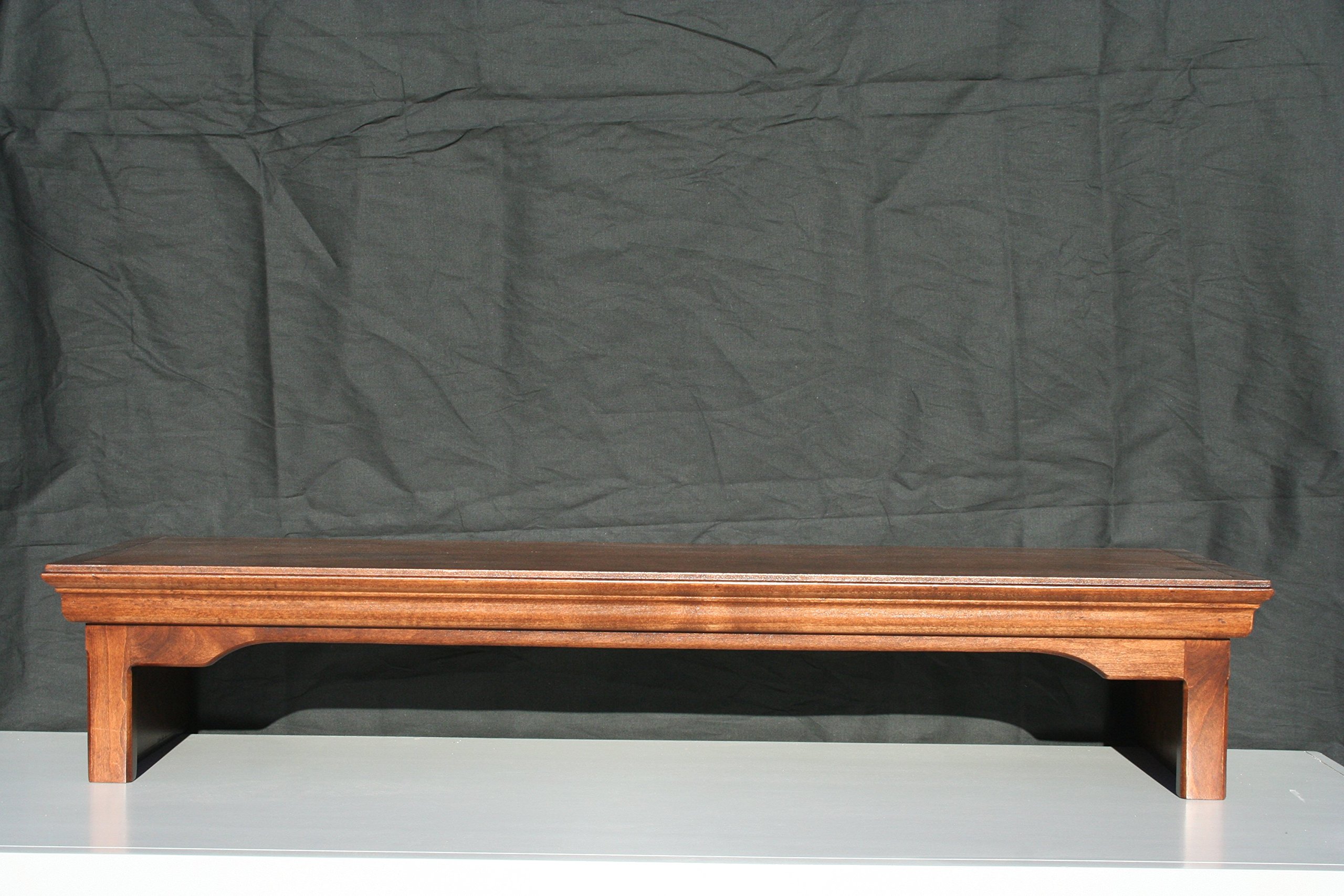 Premium Alder Wood TV Stand & Monitor Riser - 38