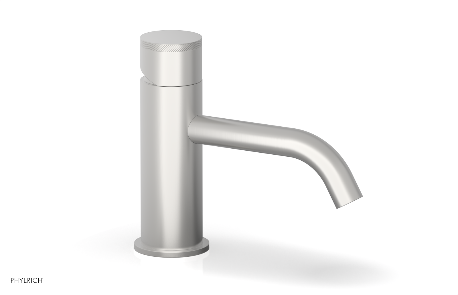 BASIC II 6 Single Hole Bathroom Faucet with Knurled Handle - Chrome Finish for Modern Sink Vanity (Perfect for Home, Hotel & Restaurant Renovation)