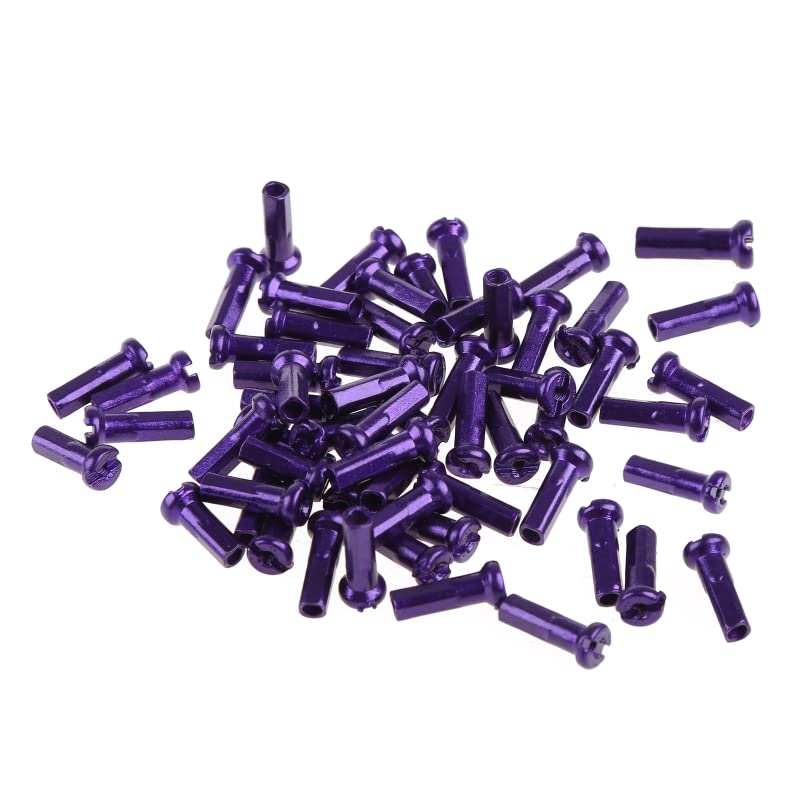 60Pcs Colorful 14G Bike Spoke Nipples - Mountain & Road Bike Wheel Spoke Caps Decoration - Perfect for Cycling Enthusiasts & Bike Customization Projects