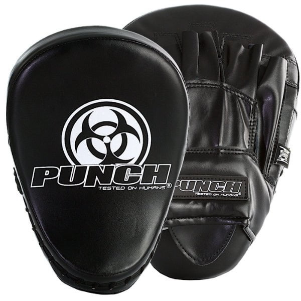 PUNCH Equipment Urban Boxing Focus Pads - Easy On/Off Hand Wraps for Training - Perfect for Boxing, MMA & Fitness Workouts at Home or Gym