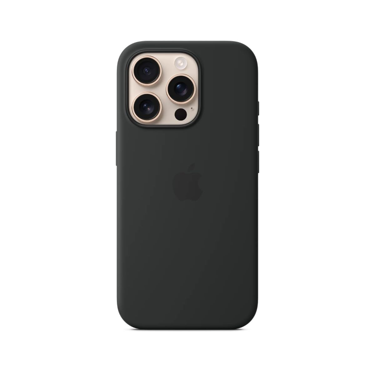 Apple iPhone 16 Pro Silicone Case with MagSafe & Camera Control - Slim Protective Cover for iPhone 16 Pro - Shockproof & Scratch Resistant - Perfect for Work, Travel & Everyday Use - Black