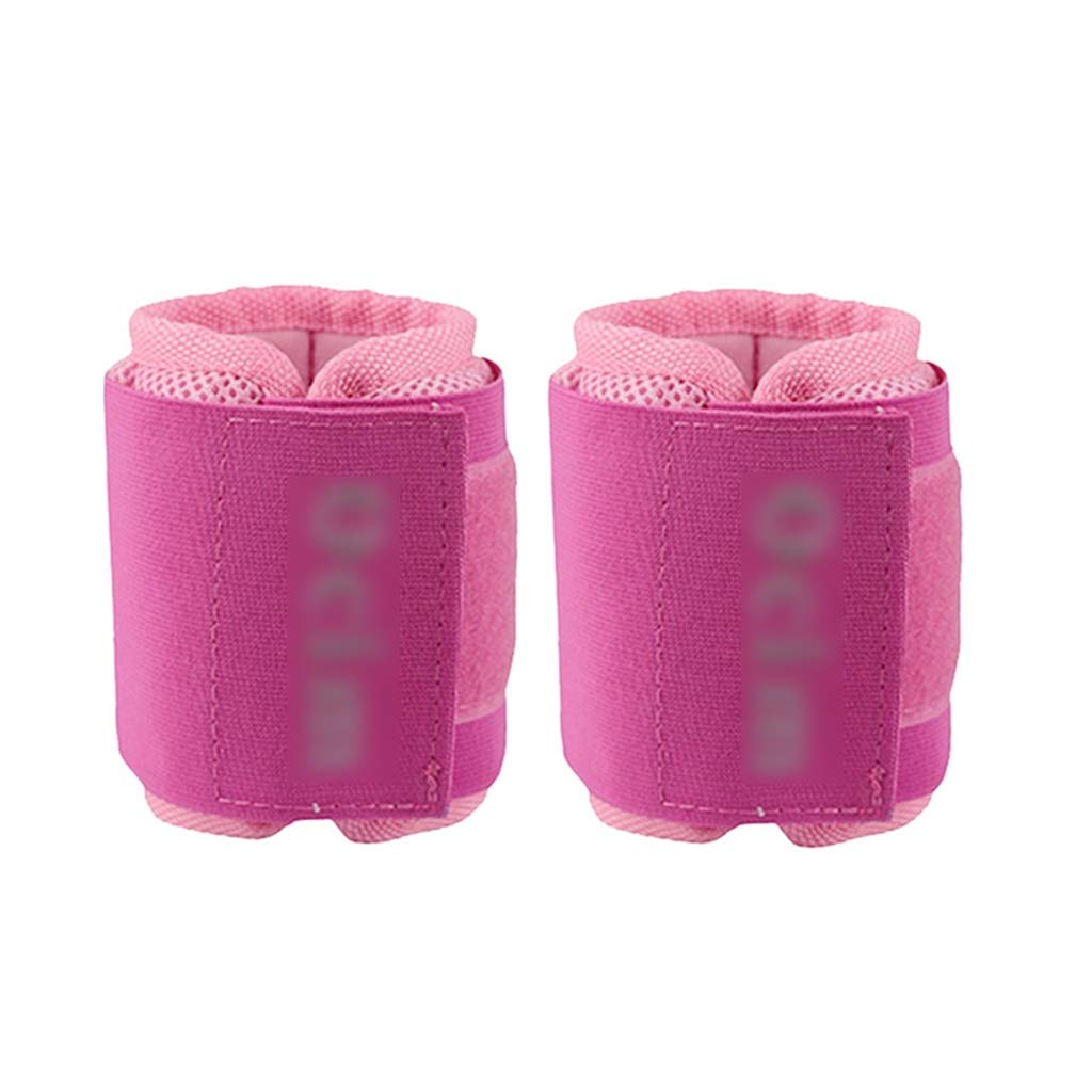 Adjustable Ankle & Arm Weights for Strength Training - 1kg/2.2lb Pink Fitness Sandbags | Ideal for Walking, Running, Home Workouts & Physical Therapy