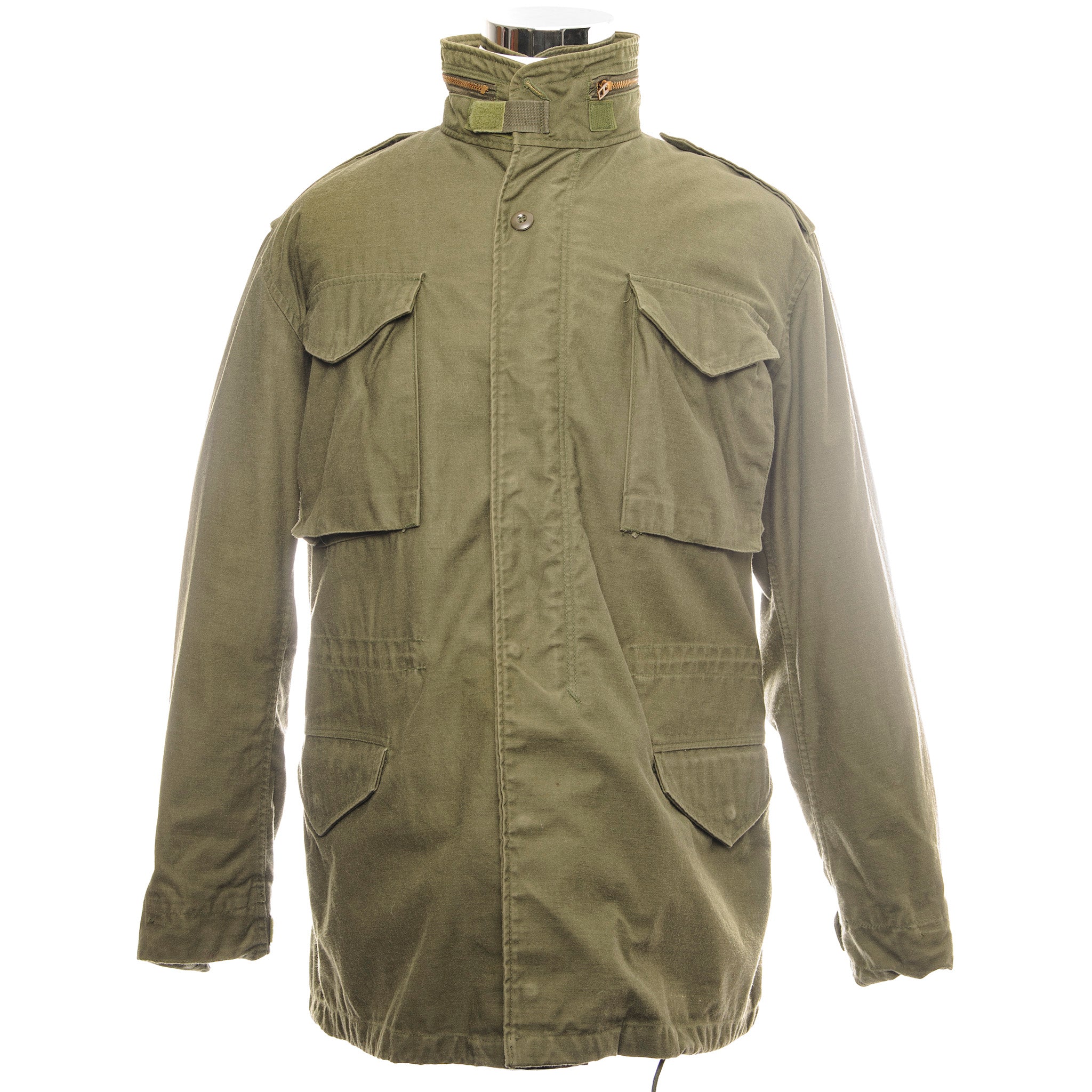 Original US Army M-1965 M65 Field Jacket - 1981 Vintage Military Coat - Medium Long Size - Deadstock - Perfect for Outdoor Adventures & Military Collectors