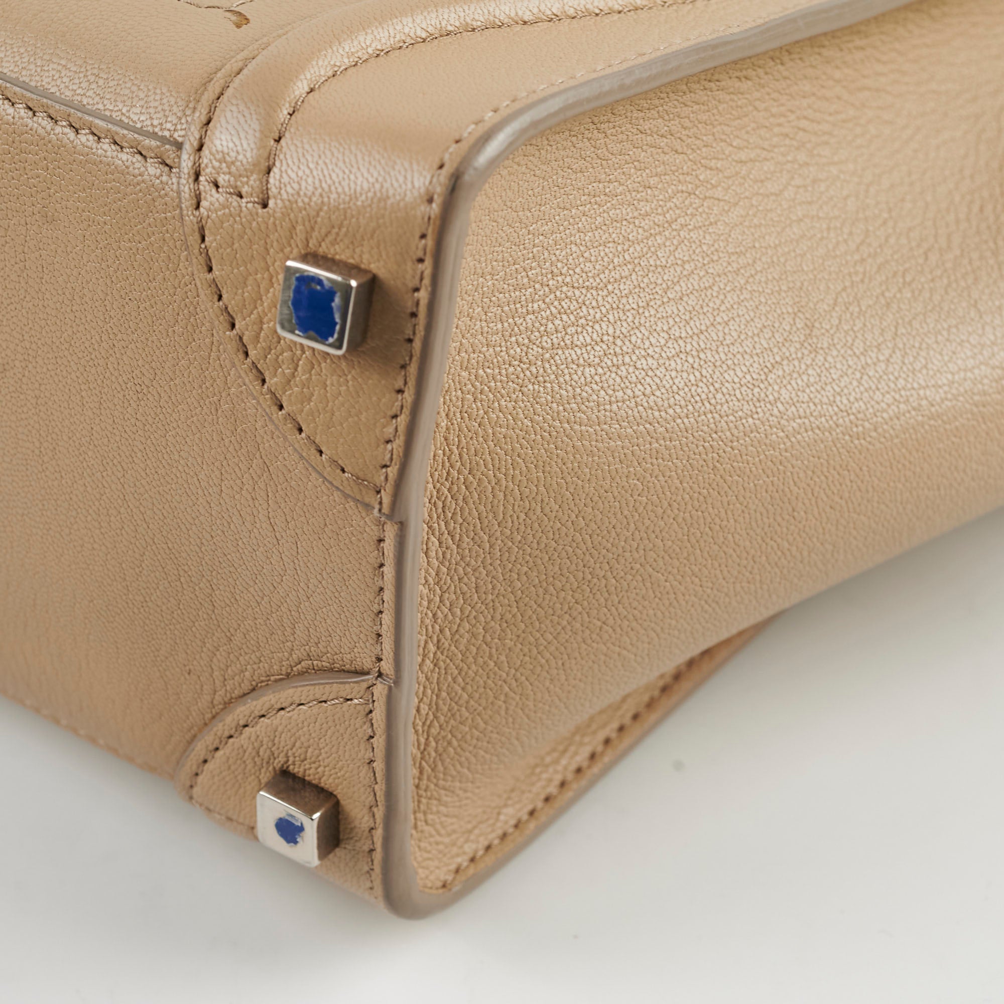 Celine Micro Luggage Dune Handbag - Premium Leather Crossbody Bag for Women | Perfect for Work, Travel & Everyday Use