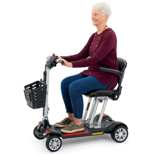 Golden Technologies Buzzaround Carry On Folding Mobility Scooter GB120 - Lightweight Portable Electric Scooter for Seniors & Adults - Perfect for Travel, Shopping & Outdoor Activities