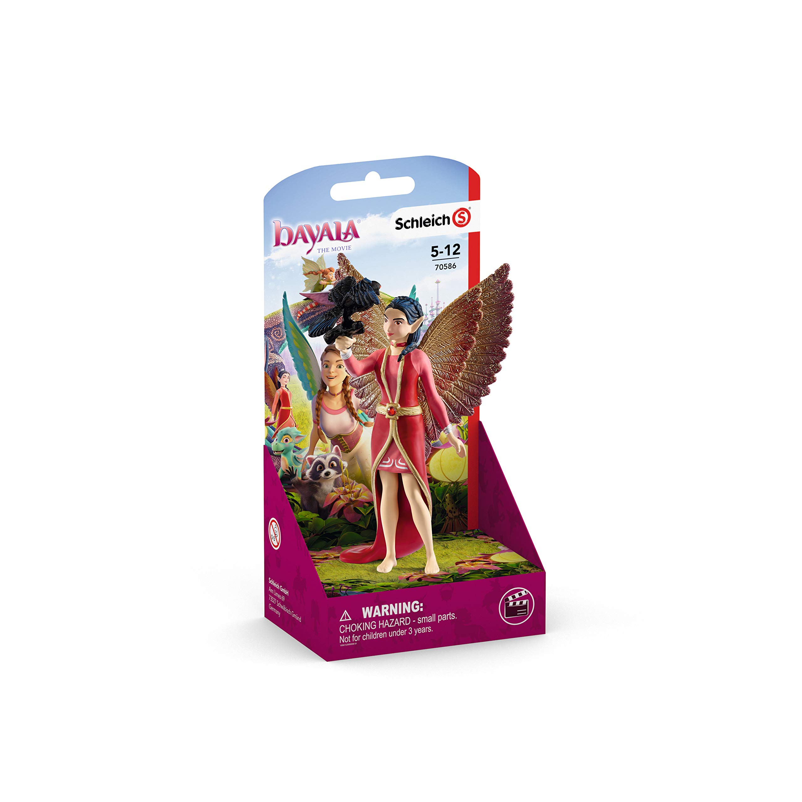 Schleich Bayala Movie Fairy Princess and The Unicorn Character Toy Set - Fairy Nuray with Raven Munyn, Fantasy Play Figure for Kids Ages 5+ | Perfect for Imaginative Play, Storytelling & Collectible Displays