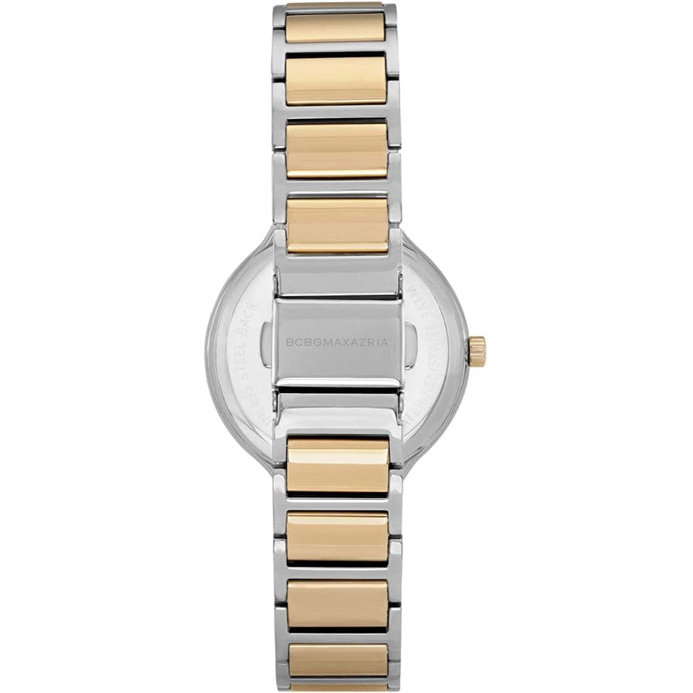 BCBGMAXAZRIA BG50678015 Women's Fashion Watch - Elegant Stainless Steel Bracelet, Water Resistant, Perfect for Office, Party & Everyday Wear