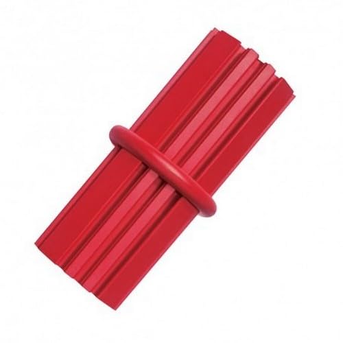 Durable KONG Dental Stick for Large Dogs - Natural Rubber Chew Toy for Teeth Cleaning & Gum Health - Stuffable Dog Chew for Instinctual Needs & Stress Relief - Perfect for Playtime, Training, and Dental Care