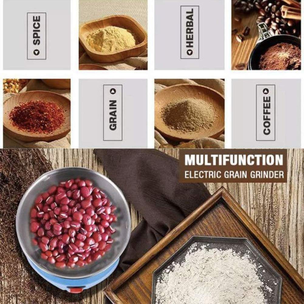 150W Multifunctional Electric Grain Grinder - Stainless Steel Ultra-Fine Powder Machine for Spices, Herbs, Chinese Medicine & Food - Perfect for Home Kitchens & Commercial Use
