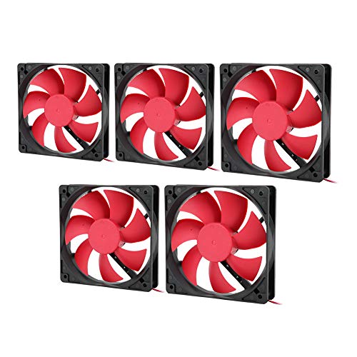 High-Performance PC Cooling Fan - Durable Plastic Computer Case Fan for Enhanced Airflow & Cooling | Ideal for Gaming PCs, Workstations & Home Office Desktops