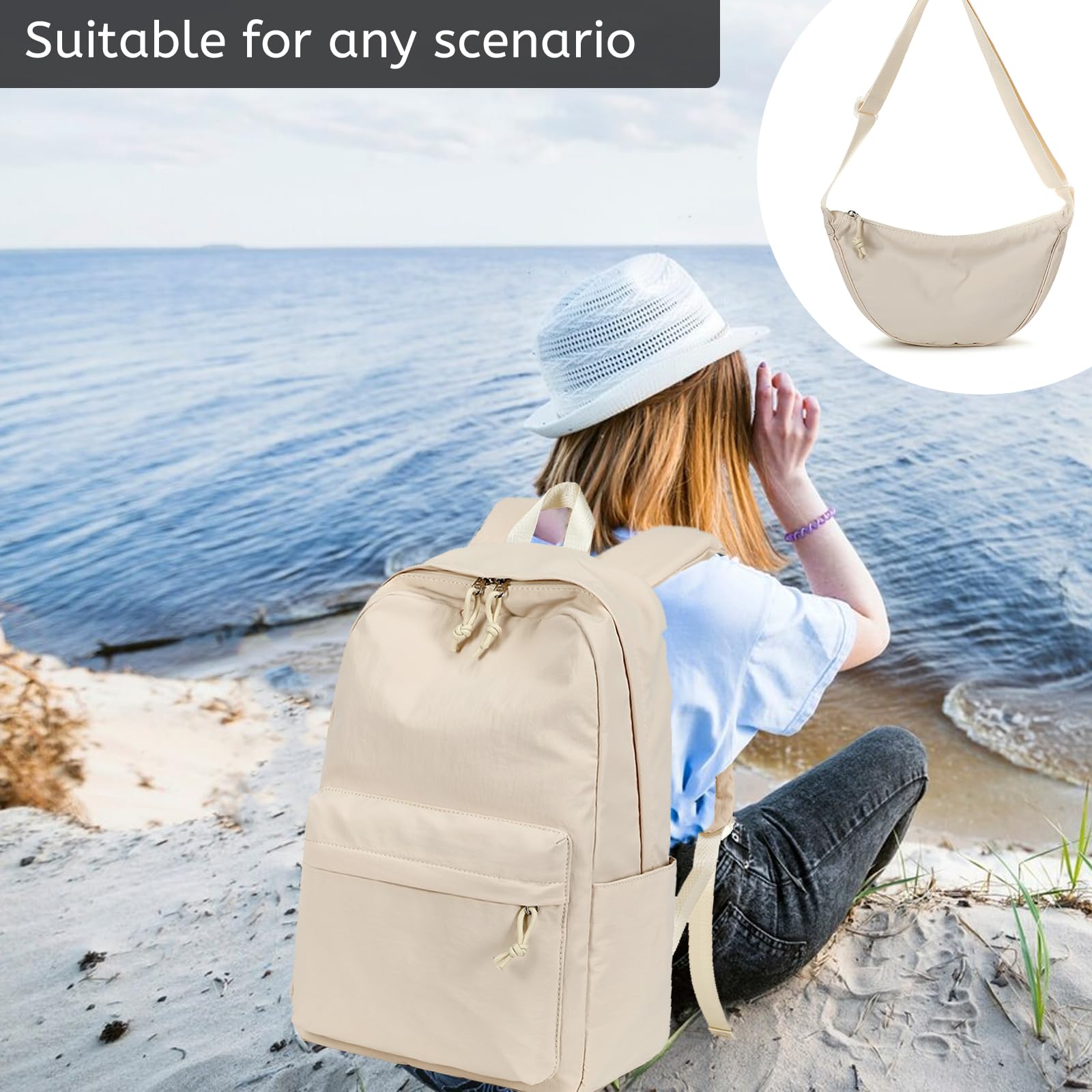 Bluboon Kids Backpack for School - Lightweight Durable Bookbag for Girls & Women, Laptop Backpack for Students & Professionals - Perfect for School, Work, Travel & Daily Commute
