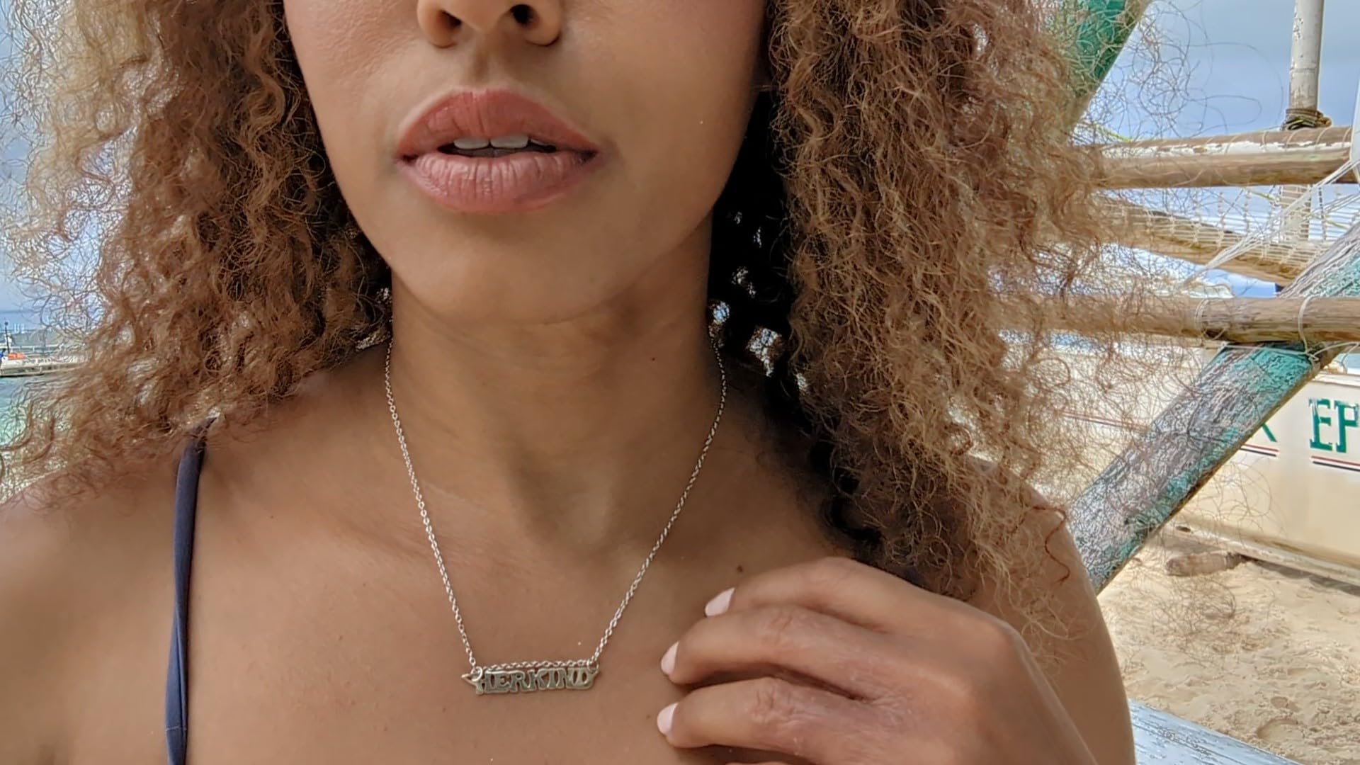 Handmade 925 Sterling Silver Feminist Pendant Necklace for Women - 18 Inch Minimalist Chain - Herkind Jewelry - Elegant Gift Box for Birthdays, Anniversaries & Special Occasions