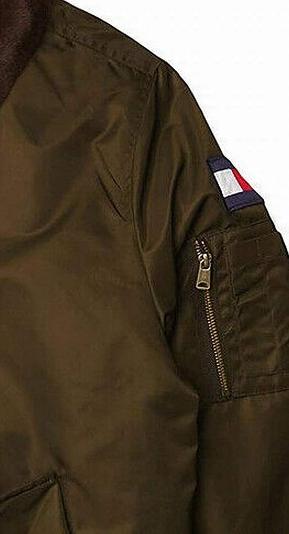 Tommy Hilfiger Men's Removable Pile Collar Officer Jacket - Classic Laydown Design for Business Casual & Winter Outfits