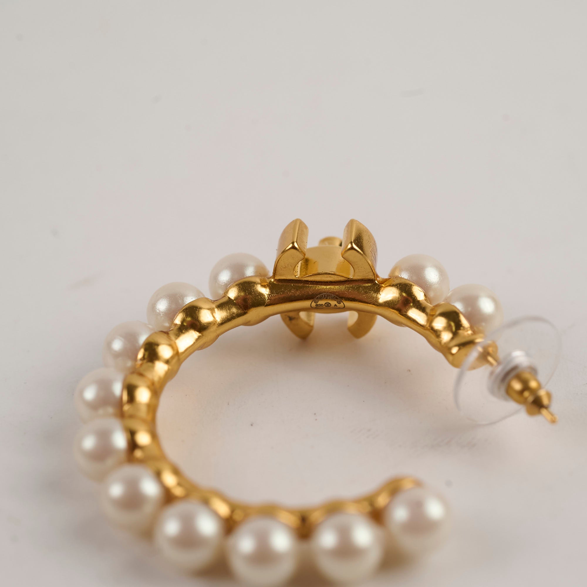 Chanel Multi Pearl Hoop Earrings - Luxury Fashion Jewelry for Women | Perfect for Parties, Weddings & Special Occasions