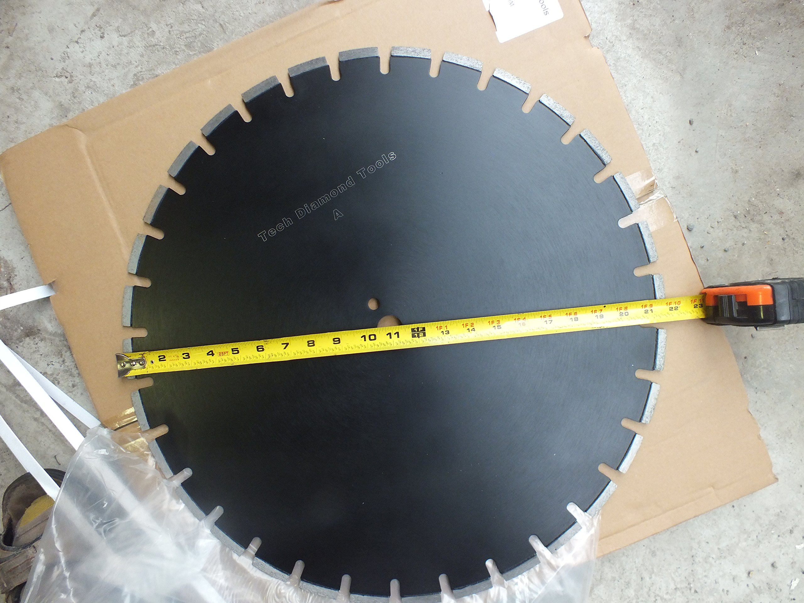 Premium 22-Inch Diamond Segmented Saw Blade with 1-Inch Arbor - Professional Grade Cutting Tool for Concrete, Brick & Stone - Ideal for Construction, Masonry & DIY Projects