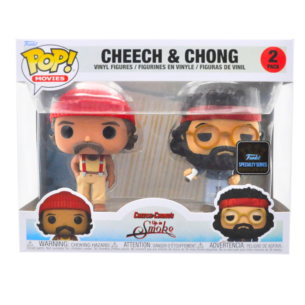 Funko Pop! Cheech & Chong (Up In Smoke) 2-Pack Collectible Figures – Specialty Series Exclusive Vinyl Set for Movie Fans & Collectors – Perfect for Display, Gifts, and Pop Culture Decor