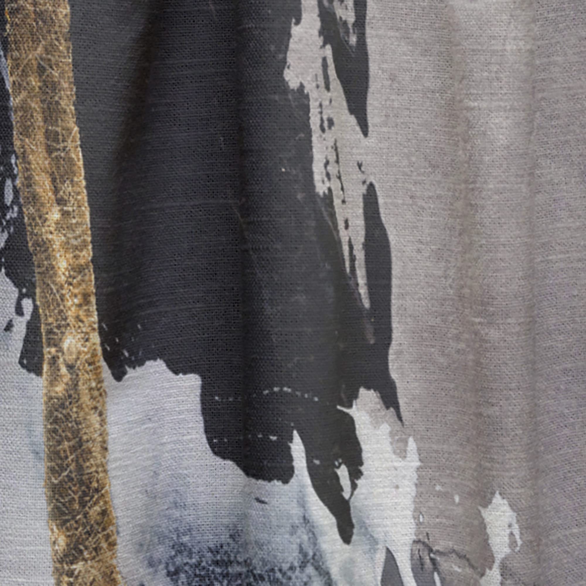 Glam Painted Arcs II Thermal Insulated Curtains - Single Panel 52x95 Inches - Blackout Drapes for Bedroom & Living Room - Elegant Home Decor for Windows, Perfect for Privacy & Light Control