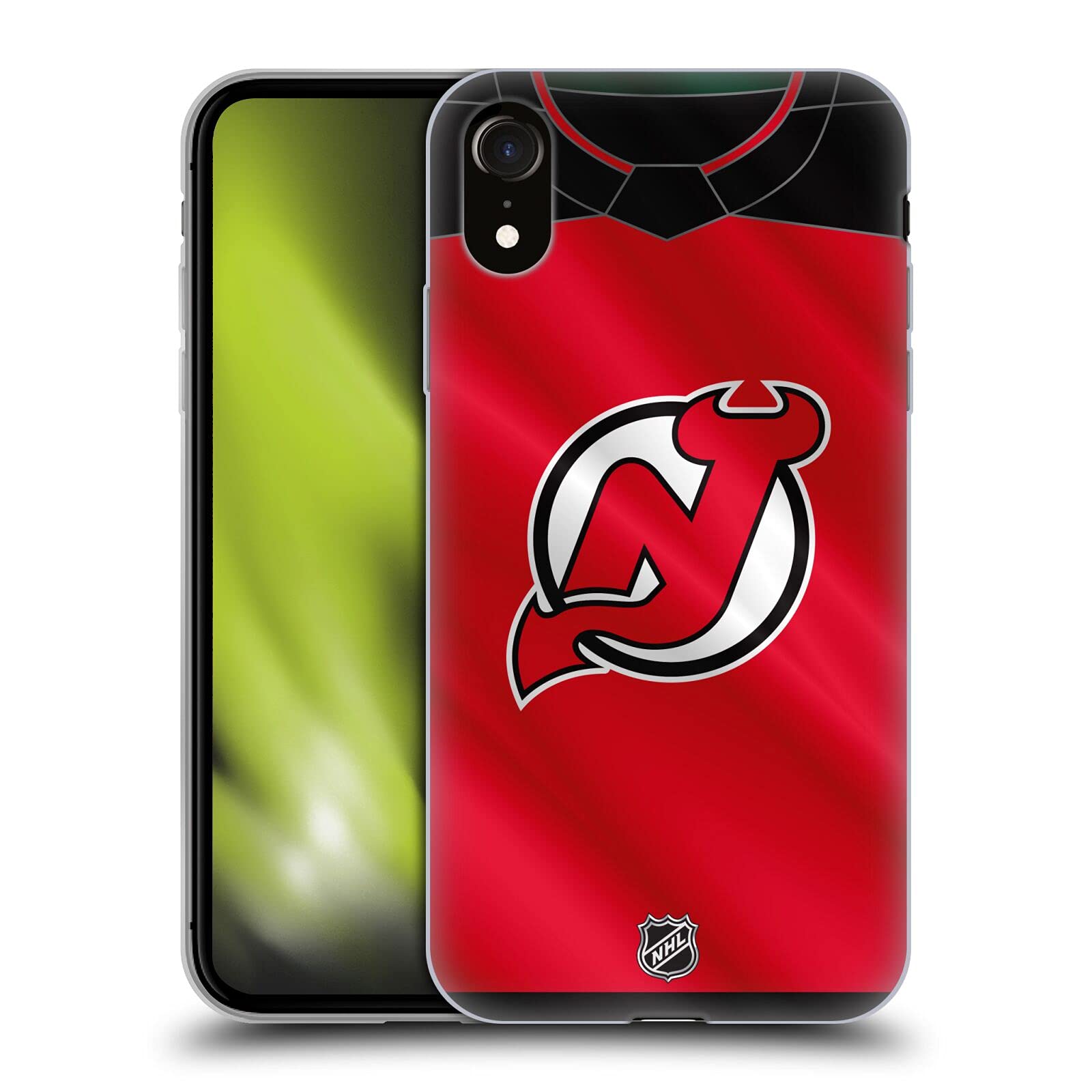 Officially Licensed NHL New Jersey Devils Soft Gel Phone Case for Apple iPhone XR - Durable Protective Cover for Hockey Fans | Perfect for Game Days & Everyday Use