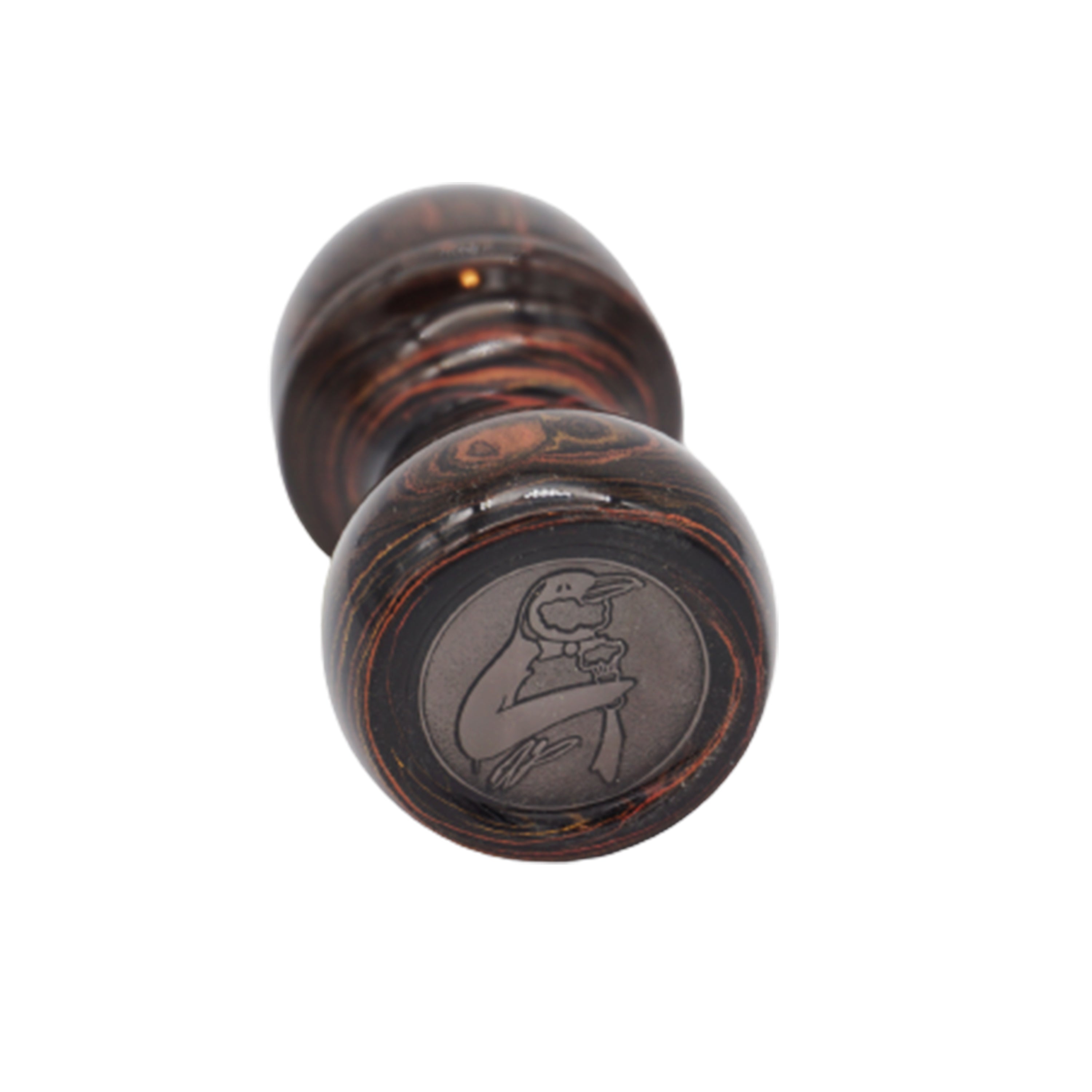 Premium Handmade Honey Ebonite Shaving Brush Handle - Compatible with 24mm & 26mm Shaving Brush Knots - Perfect for Wet Shaving, Barber Shops & Grooming Kits